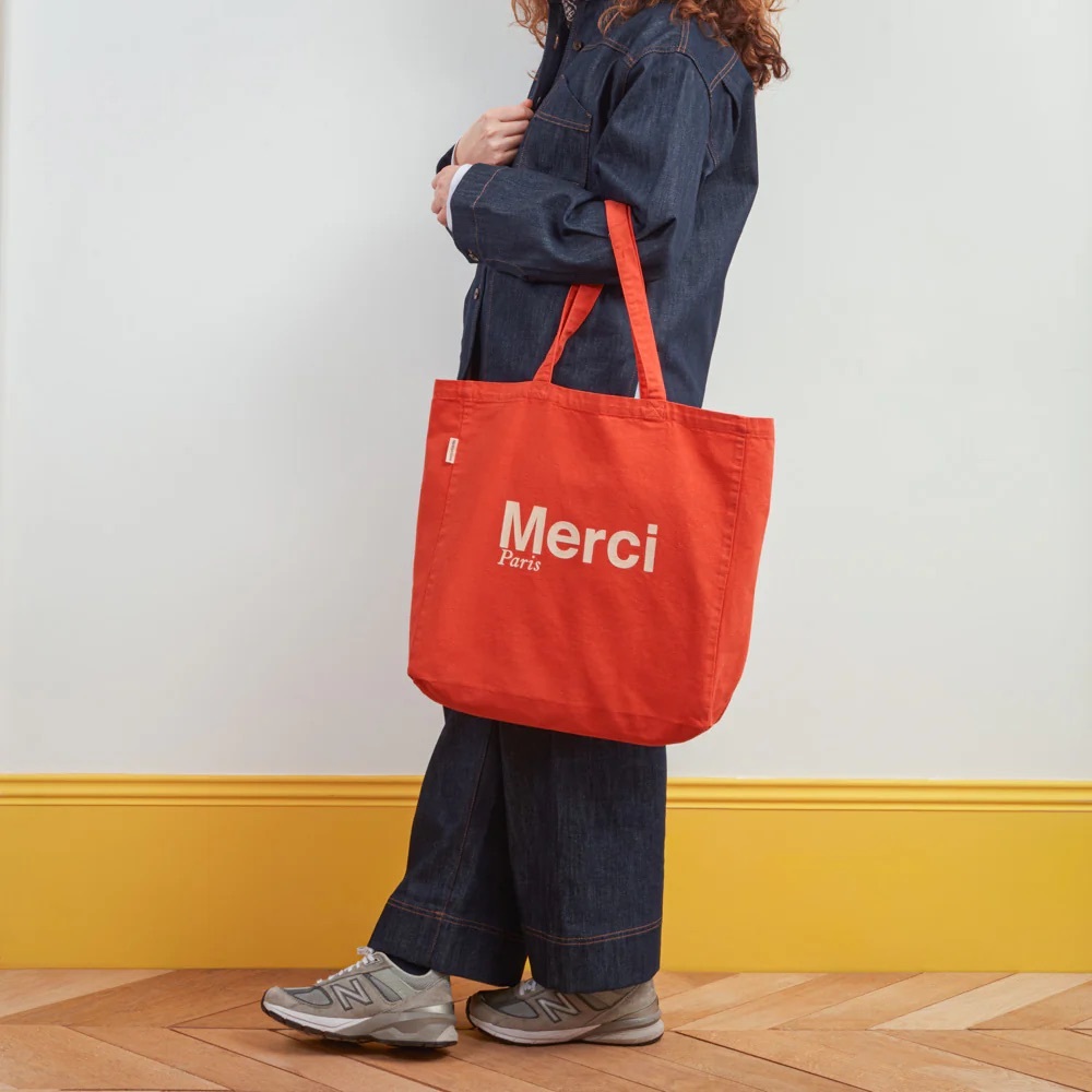 Merci Paris Cotton Tote Bag